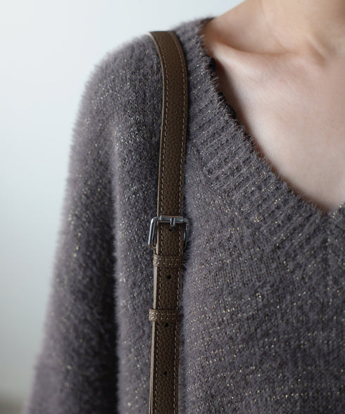 レザーショルダーバッグ 18‐1142