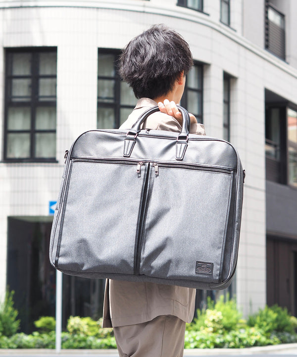 【メンズ】 ガーメントバッグ ハンガー付き ショルダー付き スーツ ビジネス 19-8066