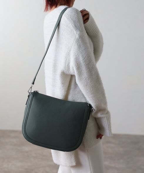 レザーショルダーバッグ 18‐1142