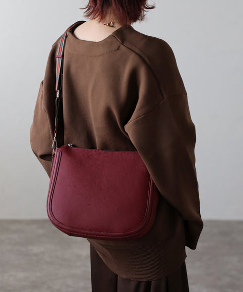 レザーショルダーバッグ 18‐1142