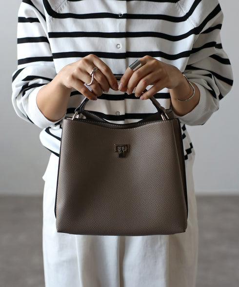 【雑誌掲載】2WAYワンハンドルバッグ 12-1122