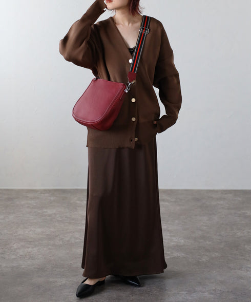 レザーショルダーバッグ 18‐1142