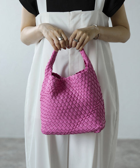 【ショップチャンネルOA商品】編込みメッシュミニトートバッグ ポーチセット 17-1161