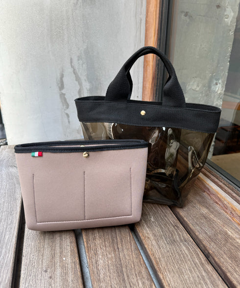 クリアトート PVC クリアバッグ インバッグ付き 12-1189