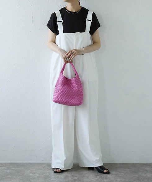 【ショップチャンネルOA商品】編込みメッシュミニトートバッグ ポーチセット 17-1161