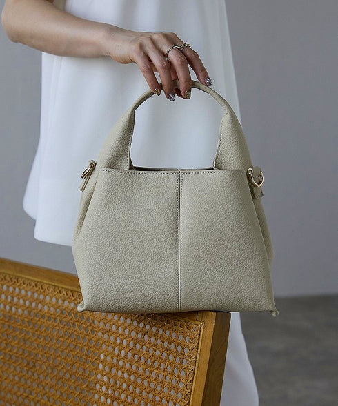 【ショップチャンネルOA商品】レザー 軽量 2WAY ハンドバッグ 18-1195