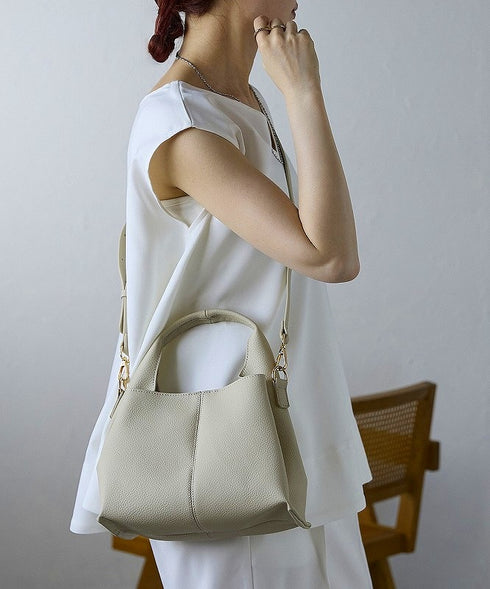 【ショップチャンネルOA商品】レザー 軽量 2WAY ハンドバッグ 18-1195