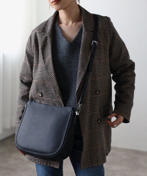 レザーショルダーバッグ 18‐1142