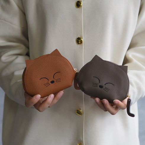 レザーマルチケース ネコ 14-9345