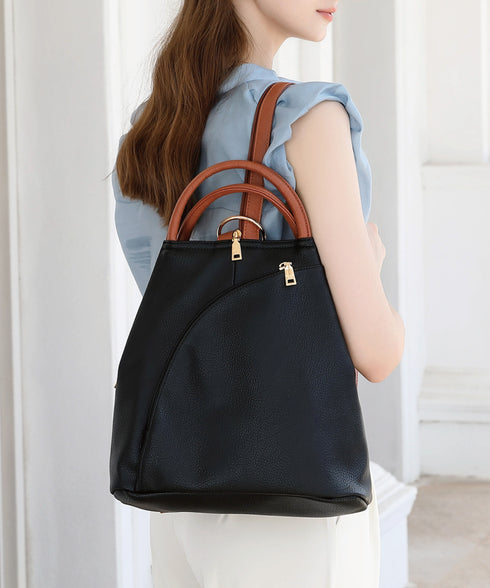 【guscioベストセラー・ショップチャンネルOA商品】撥水3WAYリュックサック 12-0406