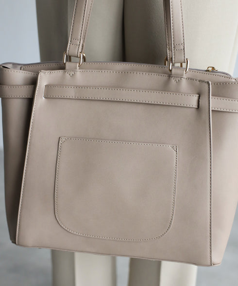 ベルトデザイントートバッグポーチセット 17-0971