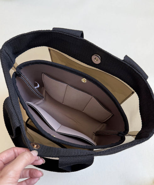 クリアトート PVC クリアバッグ インバッグ付き 12-1189