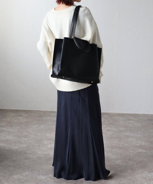 【人気商品】2WAYバーハンドルトートバッグ 17-1135