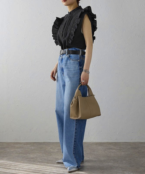 【ショップチャンネルOA商品】レザー 軽量 2WAY ハンドバッグ 18-1195