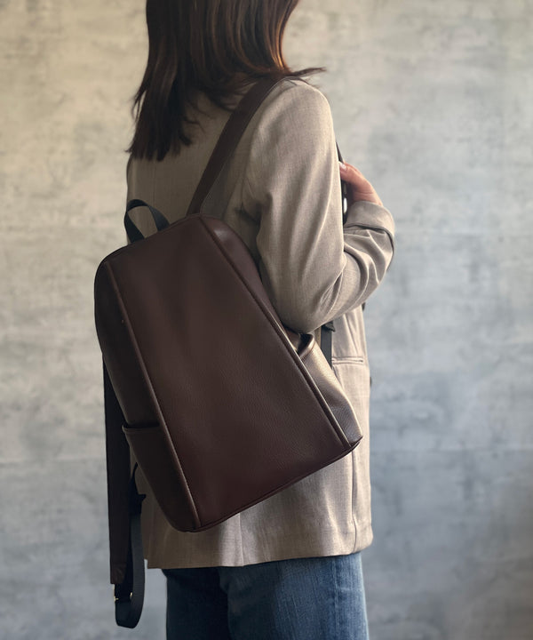 【雑誌掲載】トライアングル型 コンパクトリュックサック 12-1235