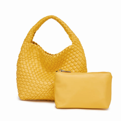 【ショップチャンネルOA商品】編込みメッシュミニトートバッグ ポーチセット 17-1161