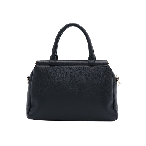 2WAY3室構造バーハンドルバッグ キーチャーム付き 12-1207