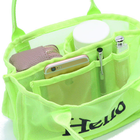 メッシュバッグインハンドバッグ 15-5018