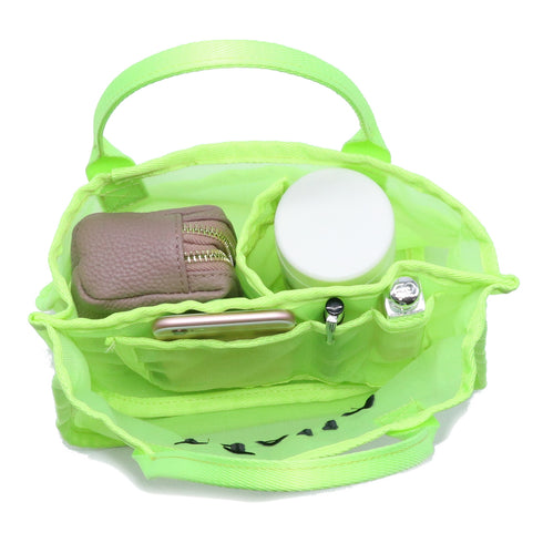 メッシュバッグインハンドバッグ 15-5018