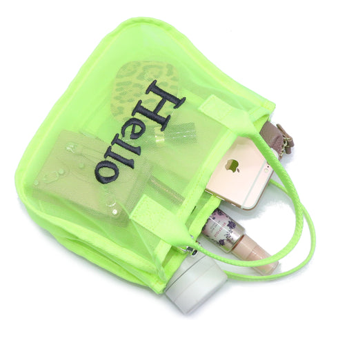 メッシュバッグインハンドバッグ 15-5018