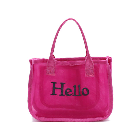 メッシュバッグインハンドバッグ 15-5018