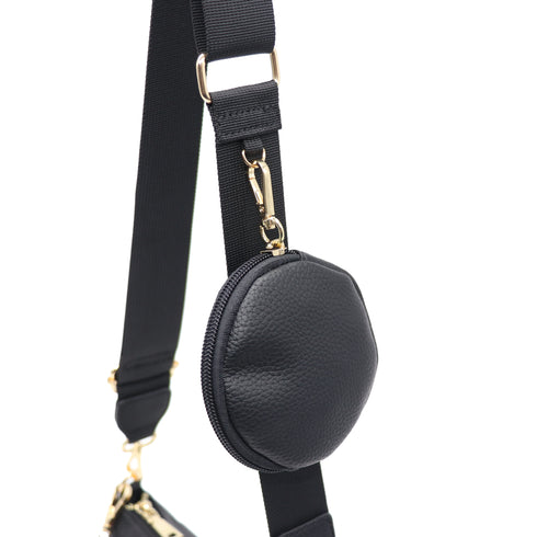 レザー 3WAYショルダーバッグ 丸ポーチセット 18-1149