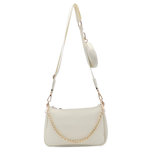 レザー 3WAYショルダーバッグ 丸ポーチセット 18-1149