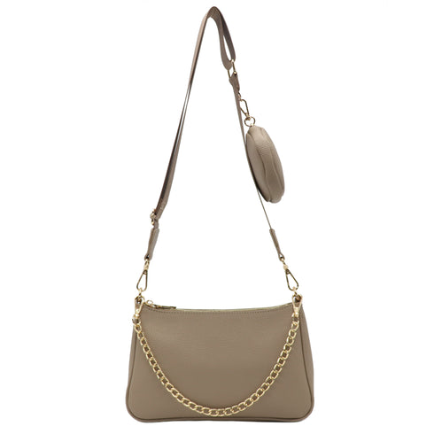 レザー 3WAYショルダーバッグ 丸ポーチセット 18-1149