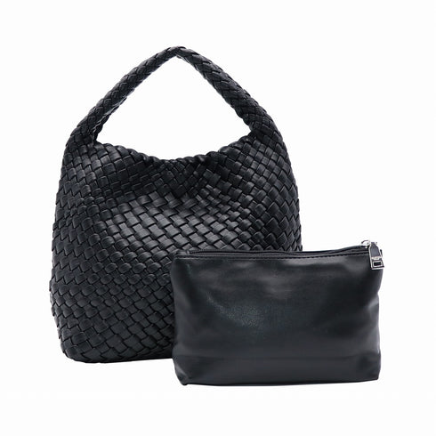 【ショップチャンネルOA商品】編込みメッシュミニトートバッグ ポーチセット 17-1161