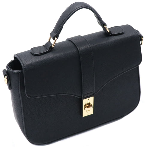 2WAYレザーショルダーハンドバッグ 18-1097