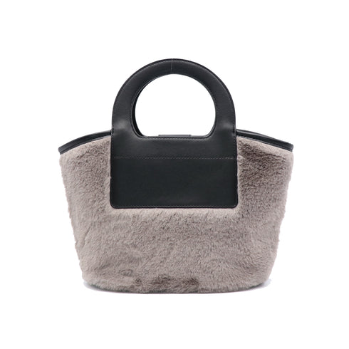 ファーハンドバッグ 12-1179