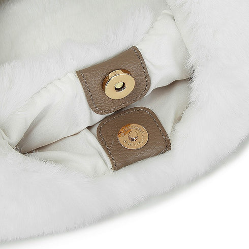 トライアングルファーハンドバッグ ワンハンドルトート 12-1069