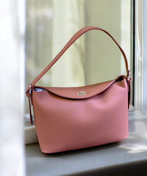 ラップデザイン ターンロック ハンドバッグ 12-1233