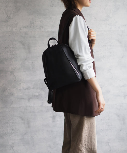 【雑誌掲載・ショップチャンネルOA商品】レザー 軽量 ミニリュック 18-1196