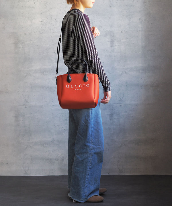 【雑誌掲載】2WAYネオプレーントートバッグ 12-1087