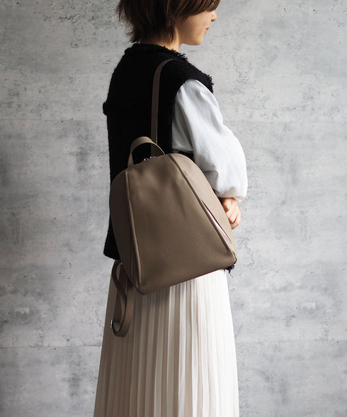 【雑誌掲載・ショップチャンネルOA商品】レザー 軽量 ミニリュック 18-1196