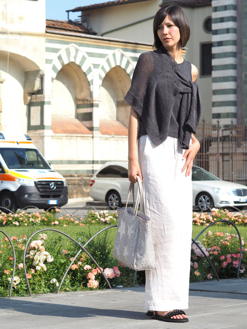 【ショップチャンネルOA商品】星柄ラインストーントートバッグポーチセット 17-0998