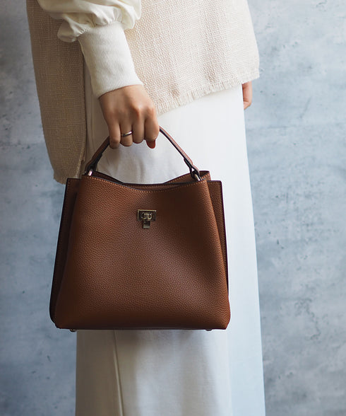 【雑誌掲載】2WAYワンハンドルバッグ 12-1122