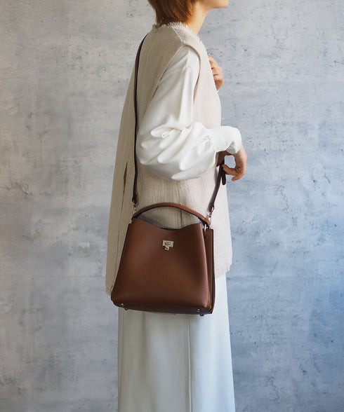 【雑誌掲載】2WAYワンハンドルバッグ 12-1122