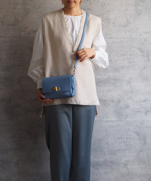 イタリアレザー ショルダーバッグ 77-0184