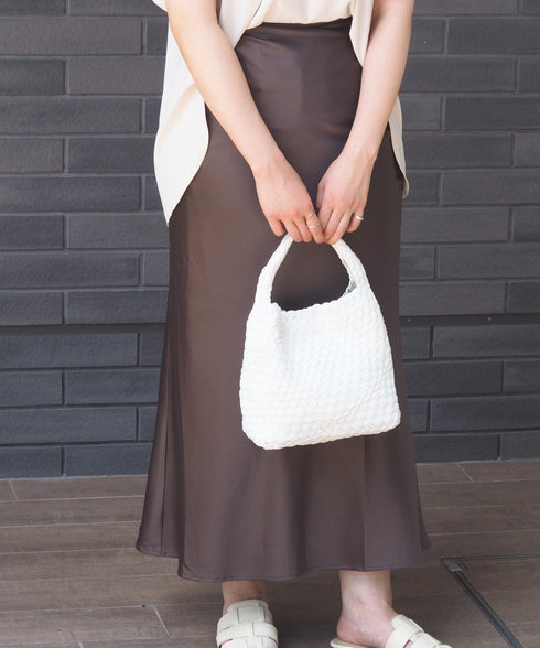 【ショップチャンネルOA商品】編込みメッシュミニトートバッグ ポーチセット 17-1161