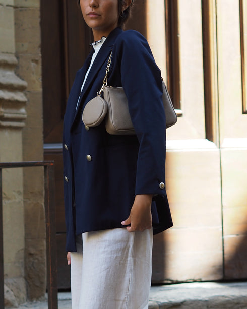 レザー 3WAYショルダーバッグ 丸ポーチセット 18-1149