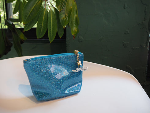 フリンジ付きグリッターポーチ 15‐5014