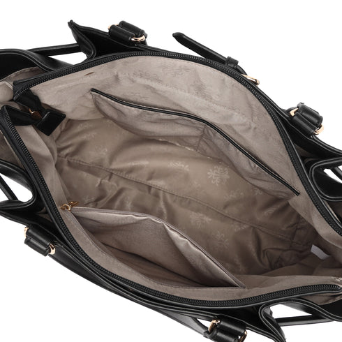 ベルトデザイントートバッグポーチセット 17-0971