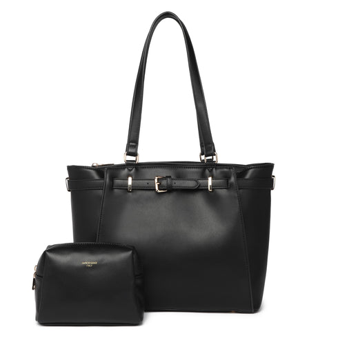 ベルトデザイントートバッグポーチセット 17-0971