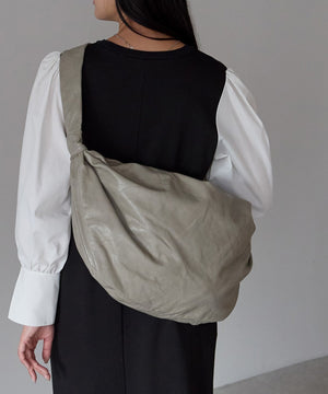 アンティーク風バルーン型ショルダーバッグ　 12-1225
