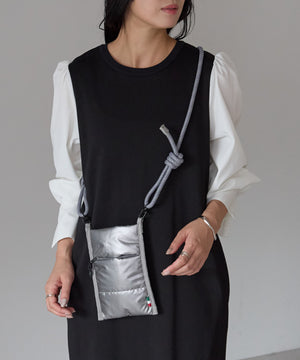 【ショップチャンネルOA商品】スマホショルダー キルティング ポシェット ダウン風  ミニ 12-1221