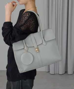 【雑誌掲載・人気商品】エレガンストートバッグ 丸ポーチ付き 17-0994