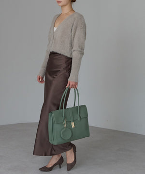 【雑誌掲載・人気商品】エレガンストートバッグ 丸ポーチ付き 17-0994