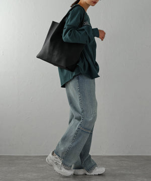 トライアングルカットトートバッグ　12-1058